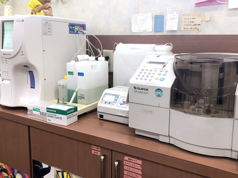 院内の検査機器